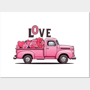 Pink love Posters and Art